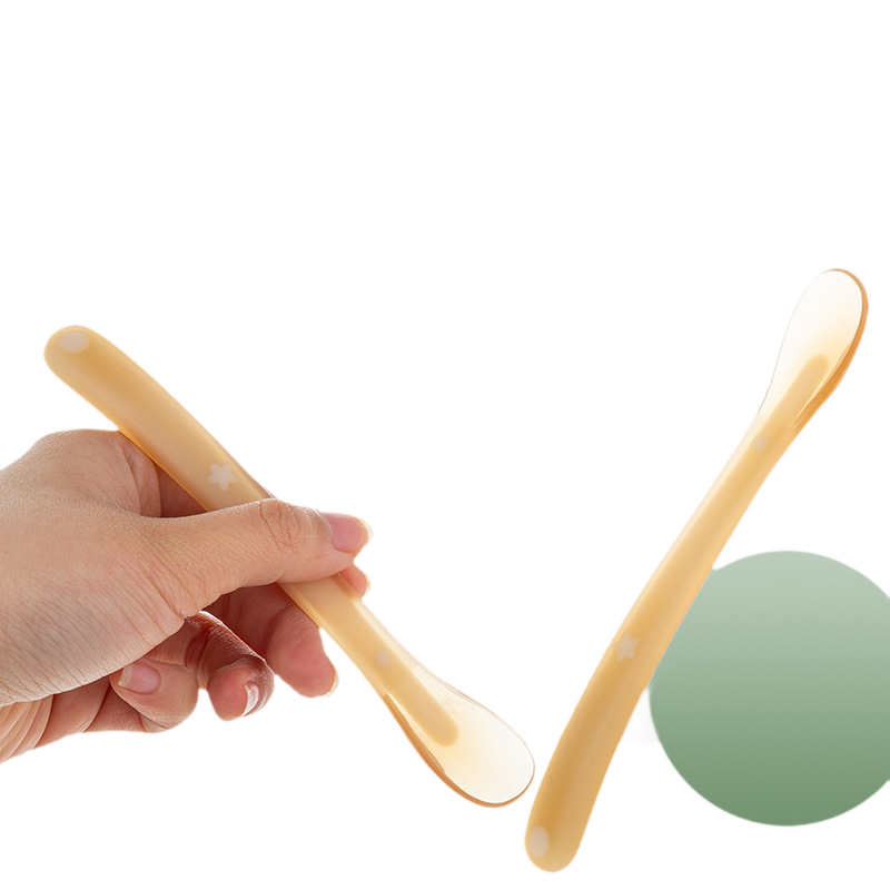 Newborn Silicone Soft Spoon for Baby Feeding