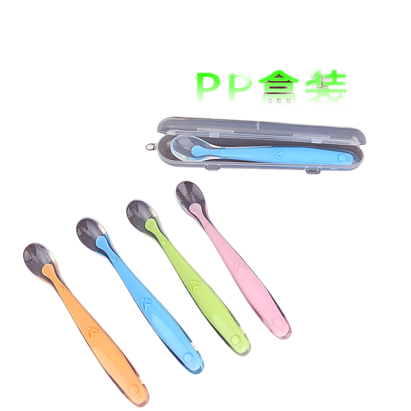 Baby Silicone Soft Spoon for Feeding and Learning to Eat