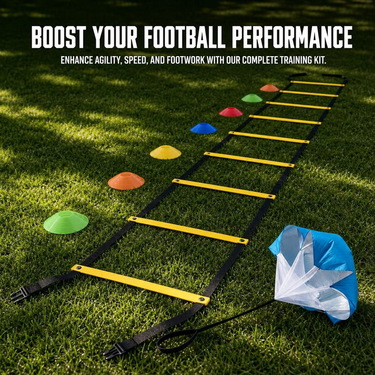 Training Agility Ladder Set for Speed & Football - for Field | for Athletes - Produktbild 1