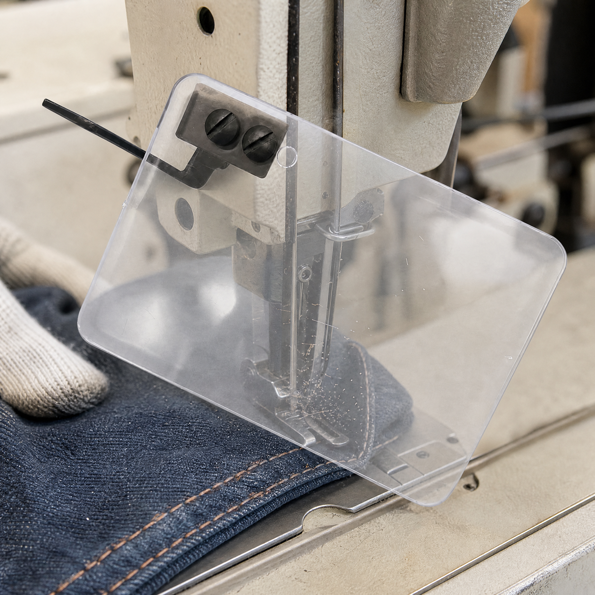 Sewing Machine Eye Shield Industrial Screw-On Mount, for Machine Safety - Produktbild 2