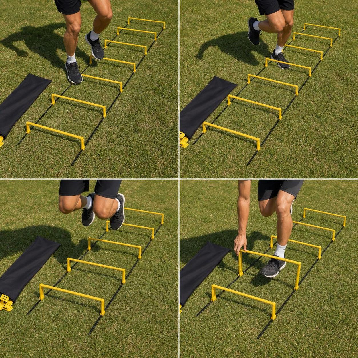 Football Agility Ladder Speed Training Drills, for Indoors - for Home