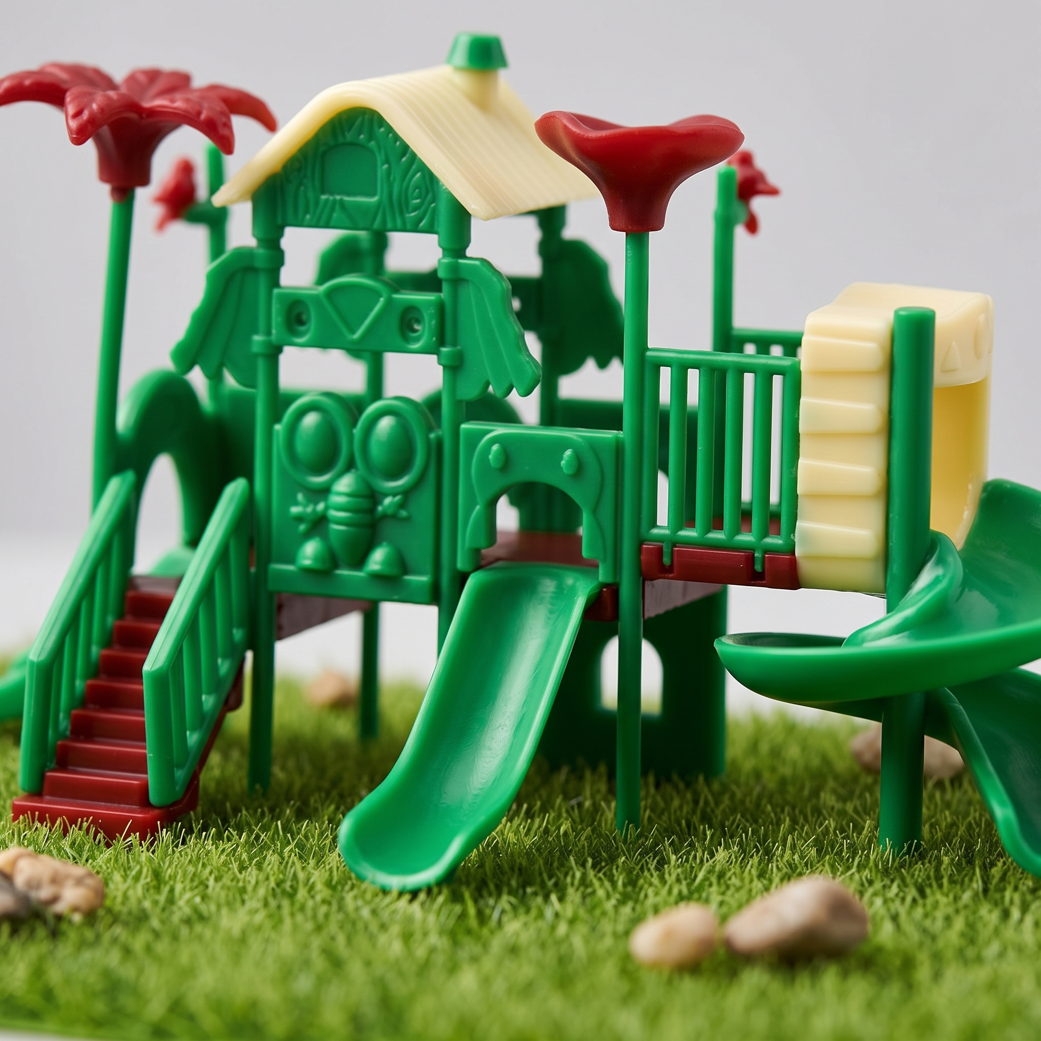 Miniatur Spielplatz Rutschenmodell für Architektur Sandtisch & Micro - Produktbild 5