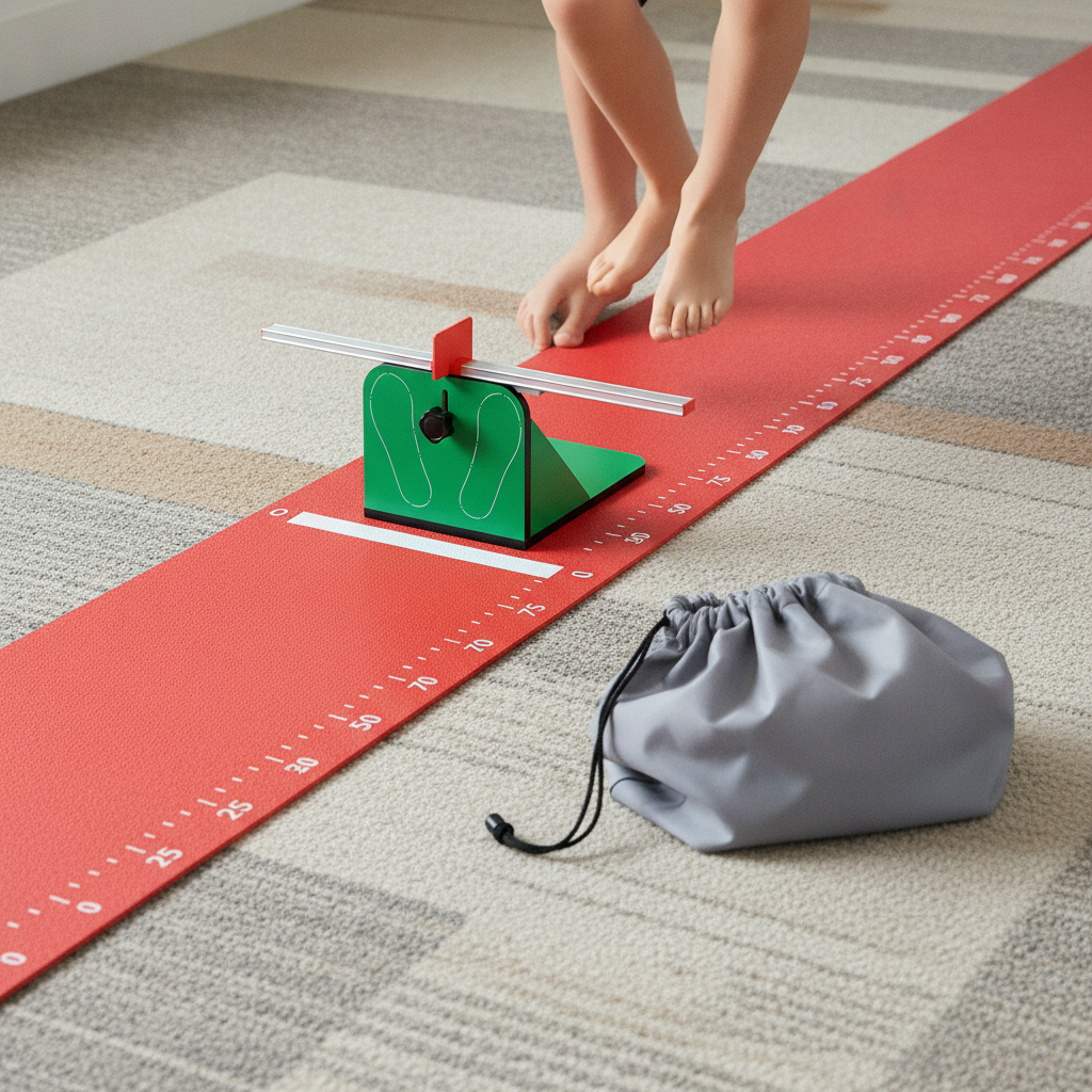 Childrens Anti-Slip Long Jump Mat for Standing Broad Jump Measurement