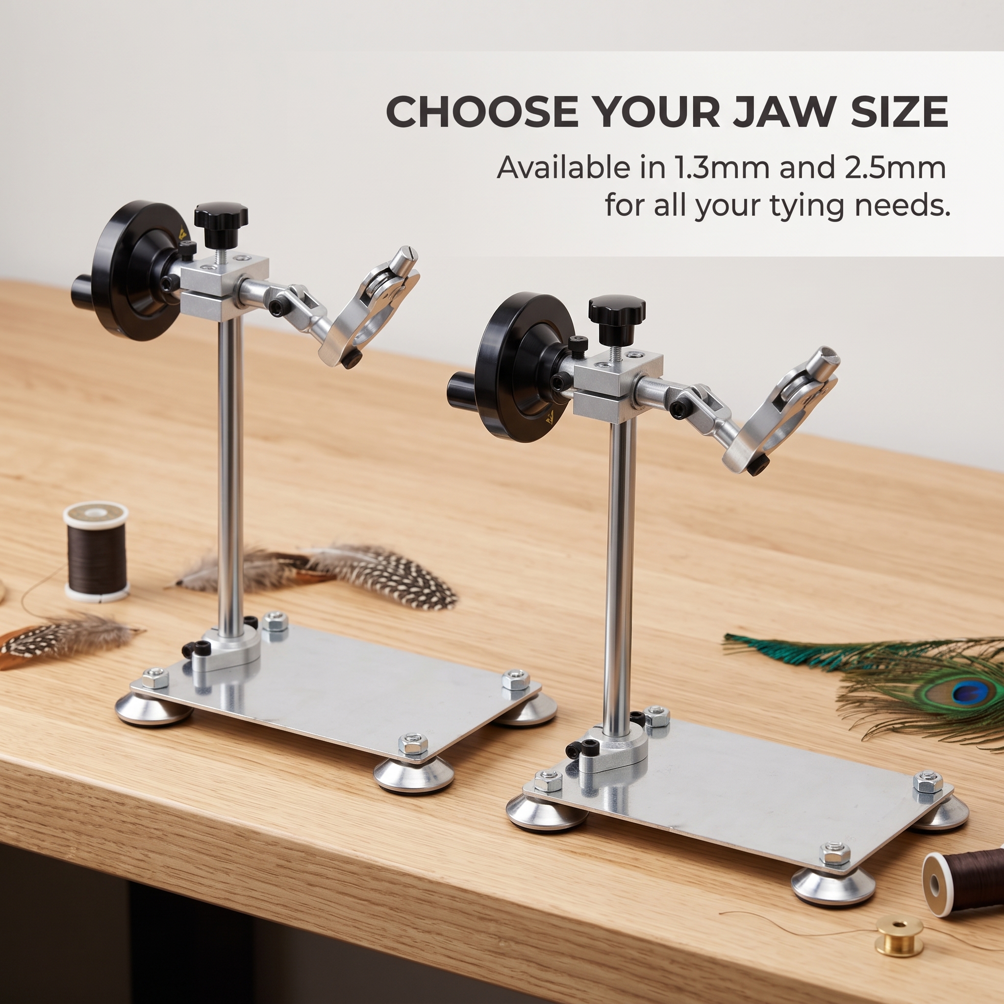 Rotating Fly Tying Vise for Anglers - Manual Tying Tool