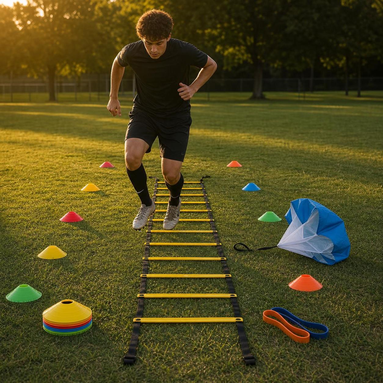 Training Agility Ladder Set for Speed & Football - for Field | for Athletes - Produktbild 3