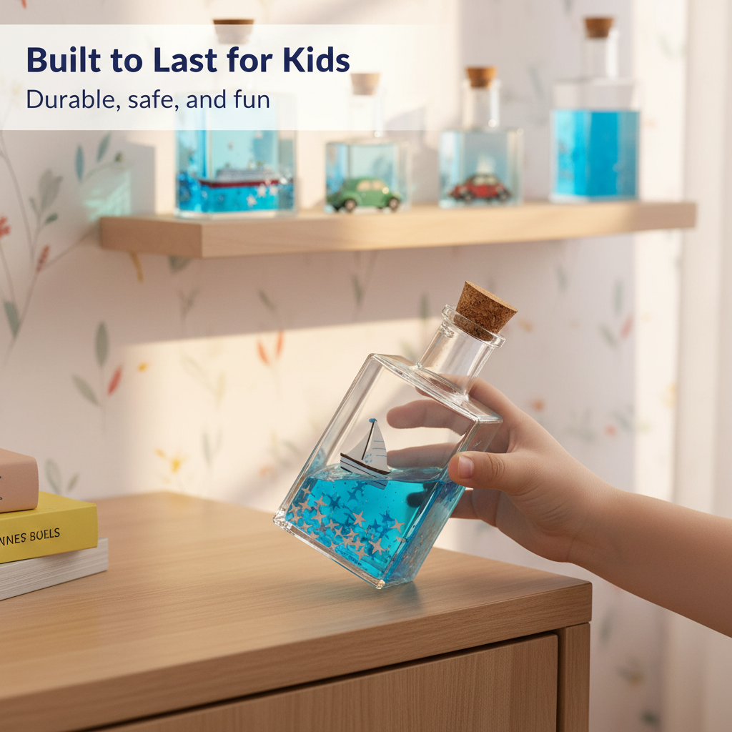 Fluid Motion Bottle Ornament, for Home Office - for Gifting - Produktbild 1