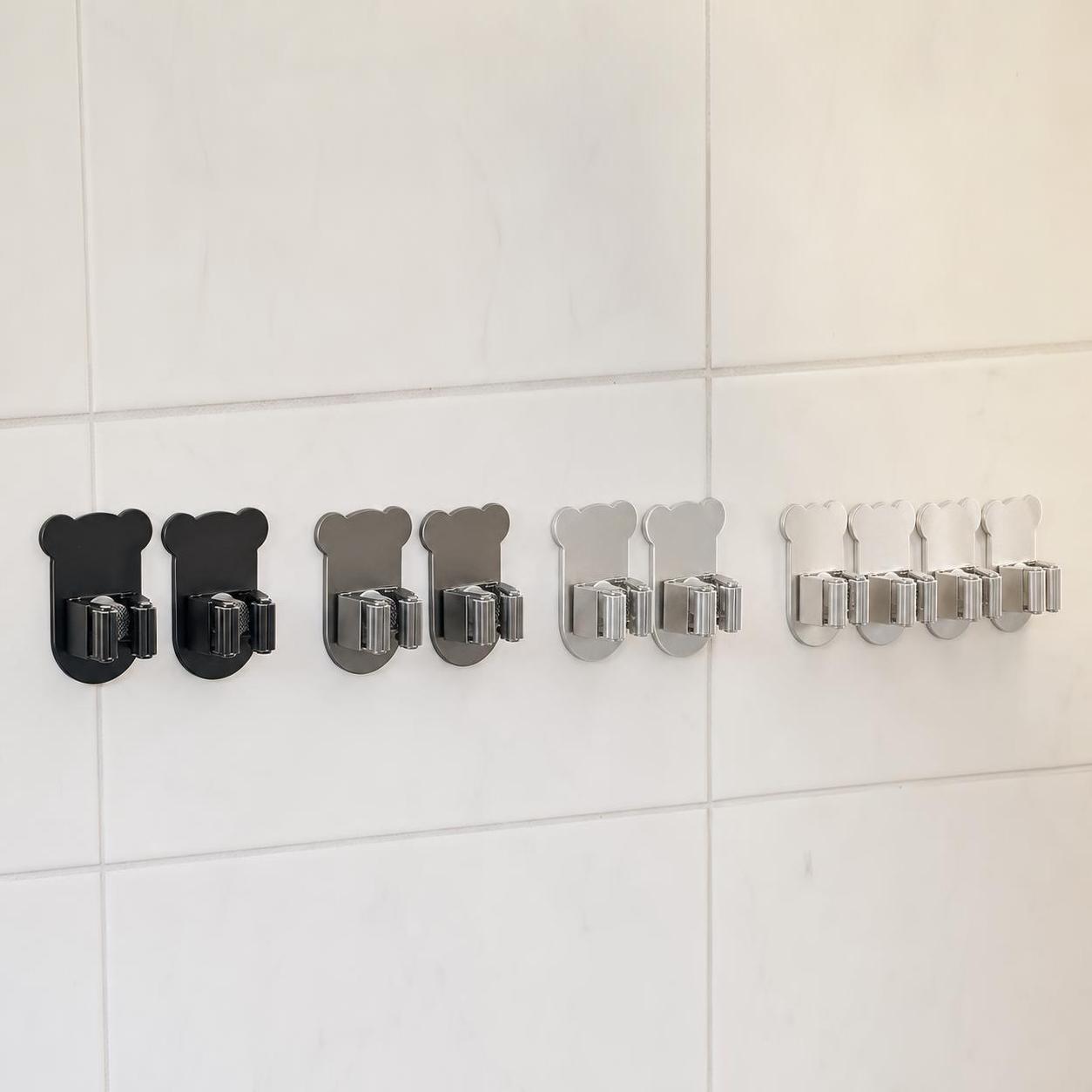 Self-Adhesive Mop Organizer - for Laundry Room - for Garage - Produktbild 6